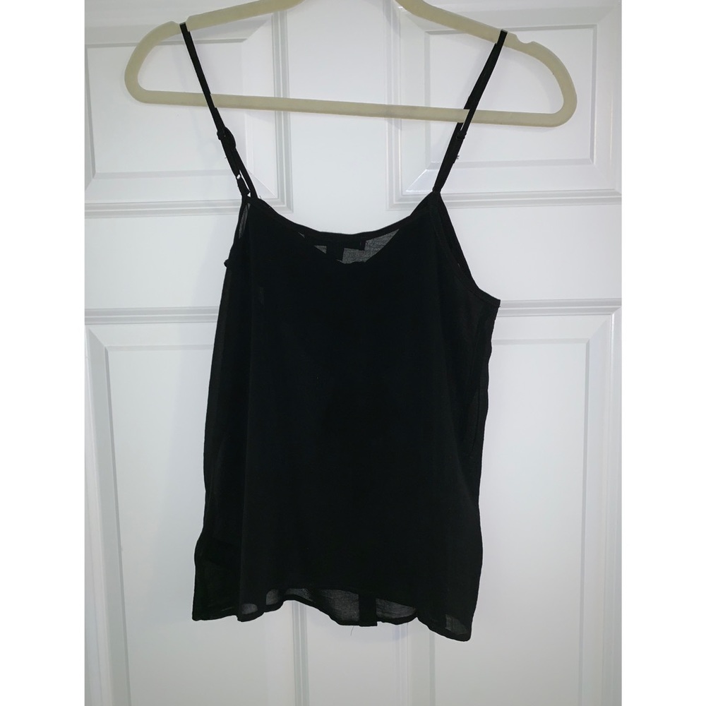 Black tank top